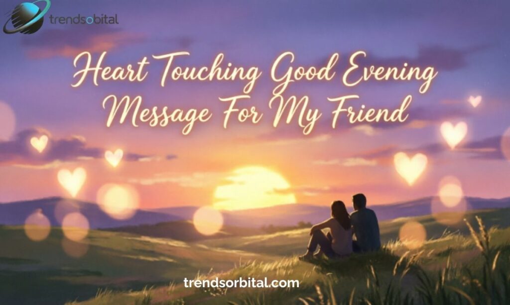Heart Touching Good Evening Message For My Friend