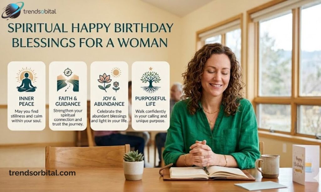 Spiritual Happy Birthday Blessings Images for a Woman